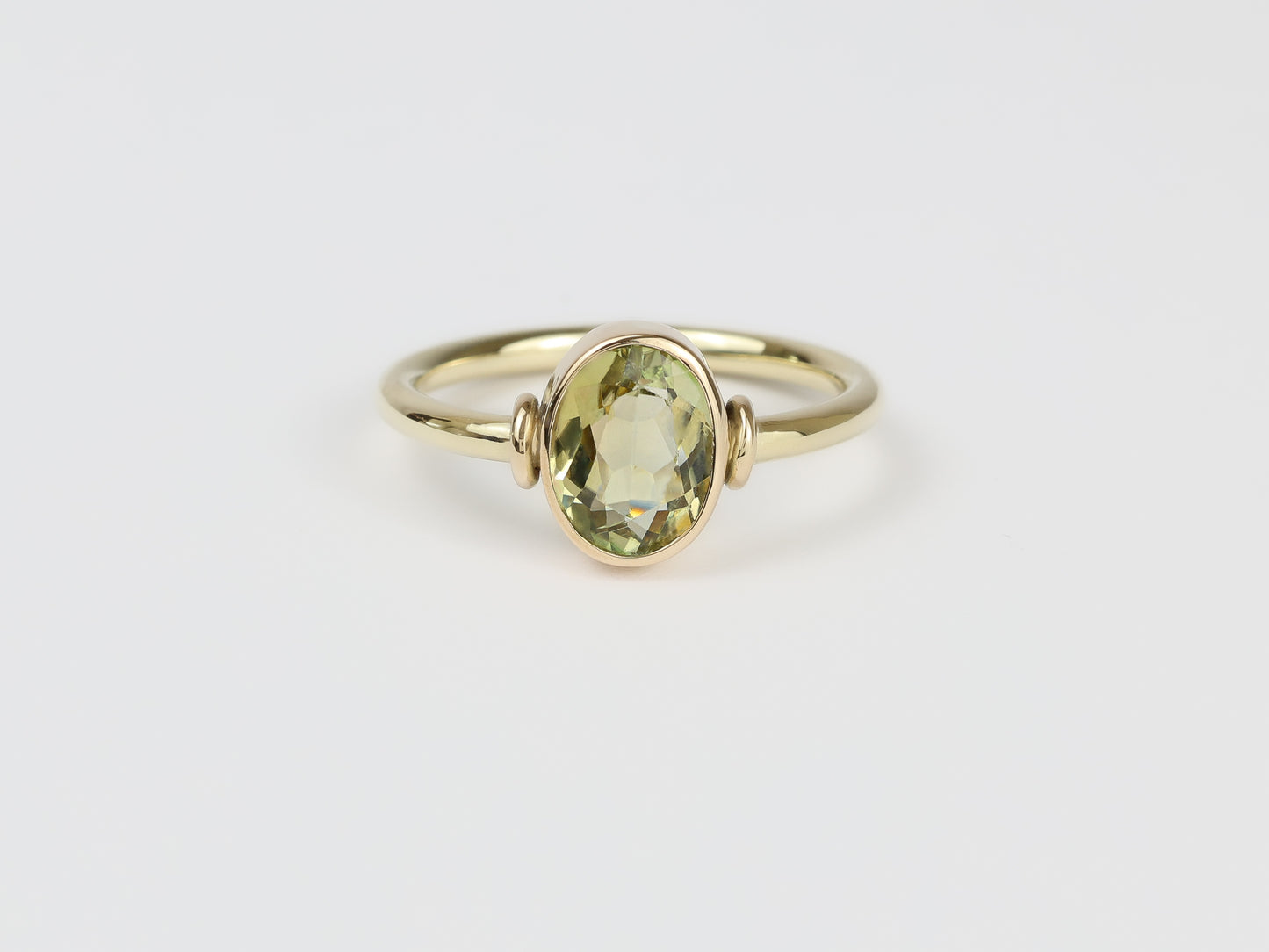 Green tourmaline ring
