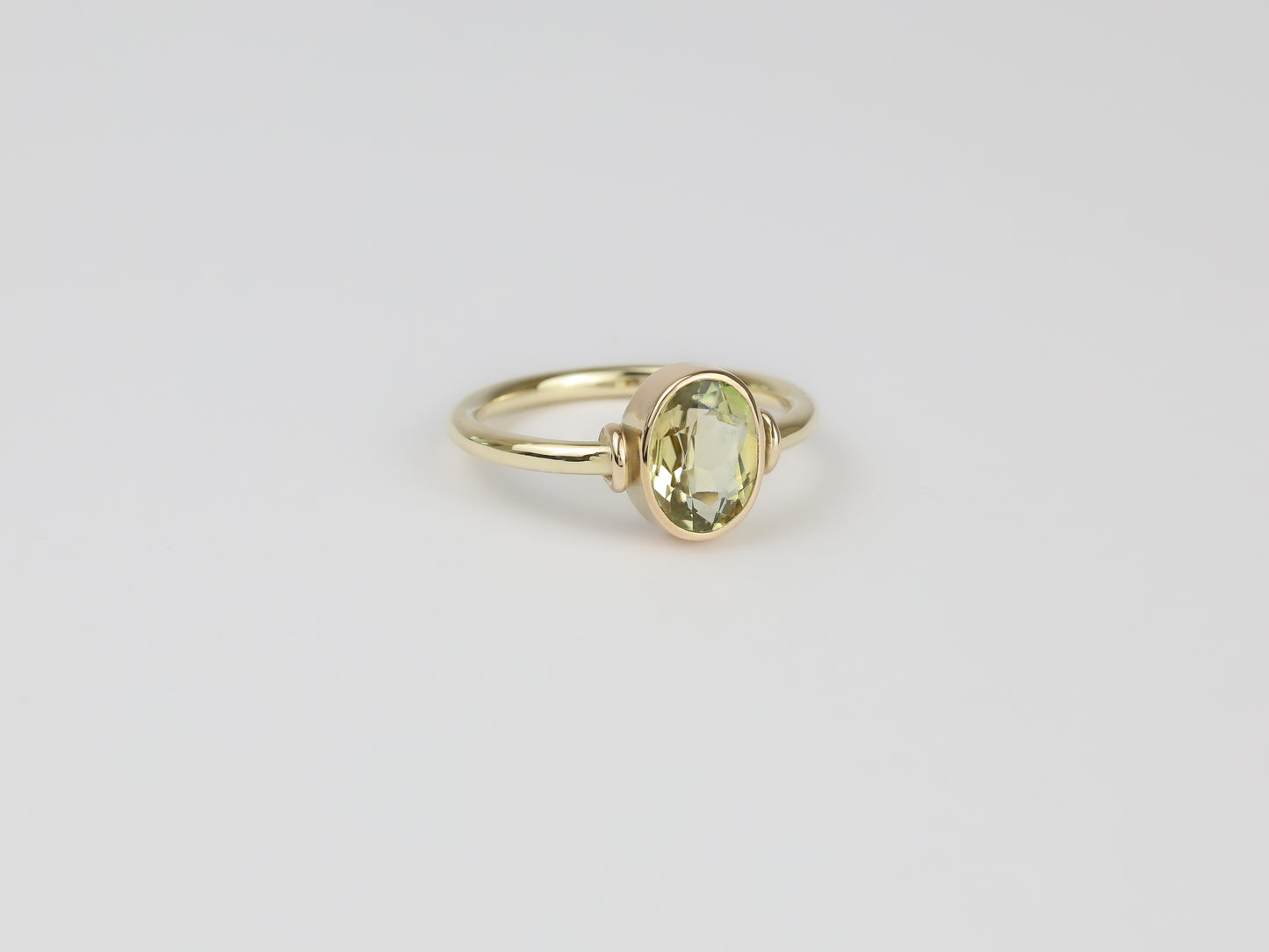 Green tourmaline ring