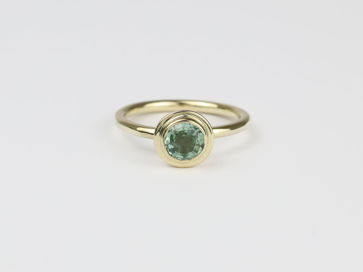 Double round tourmaline ring