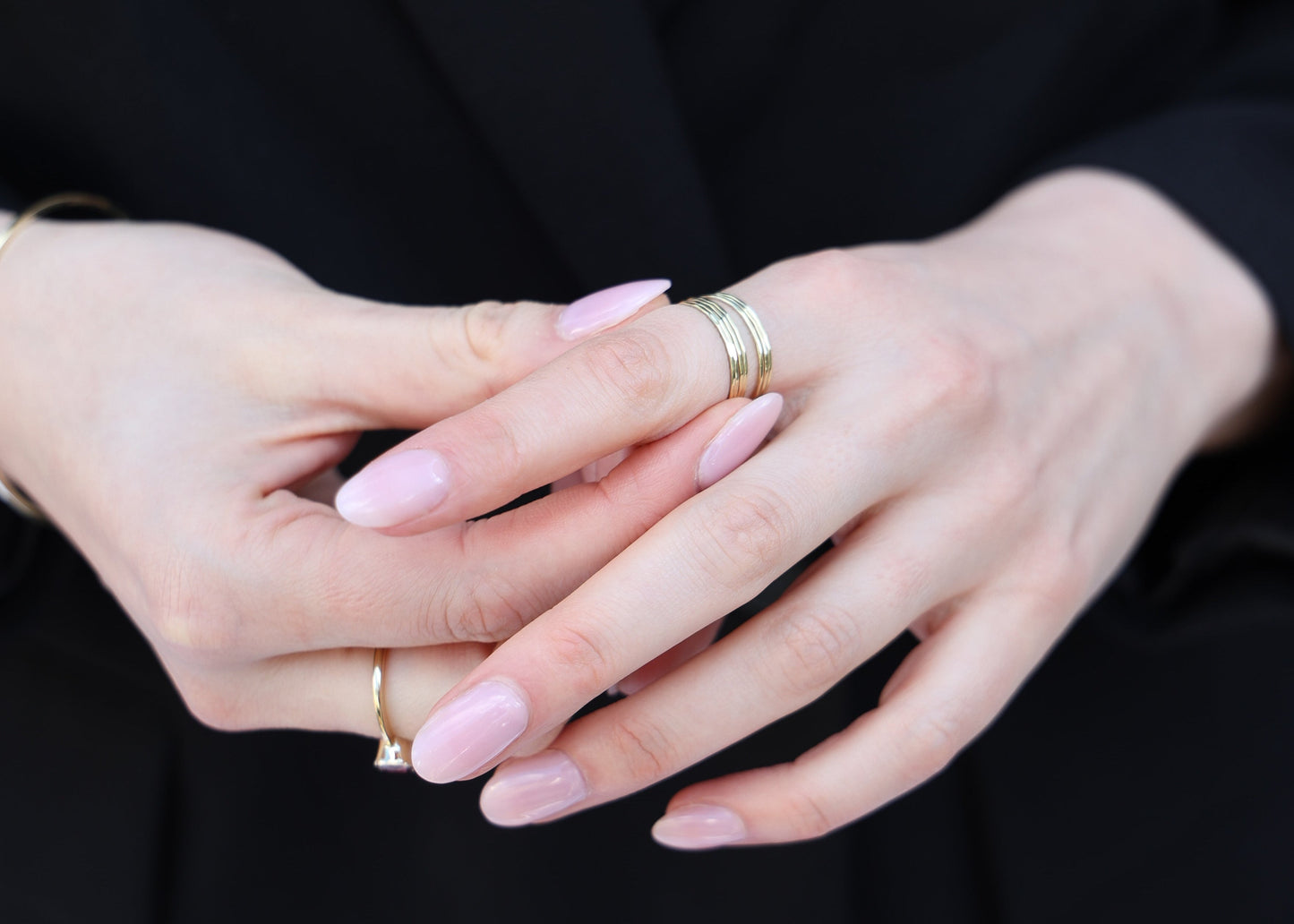 Small hammered rings
